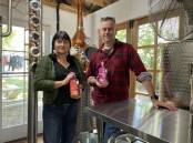 Karen and Tony Kustro, founders of Blue Mountains Liquor Company. Picture by Tom Walker