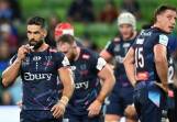 The Melbourne Rebels play on Friday night, shortly after creditors vote on the club's future. (James Ross/AAP PHOTOS)