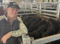 Jason Swan, High Range, purchased eight Angus heifers, 249kg, for $590 to feed at Moss Vale on Thursday. Picture by Alexandra Bernard.