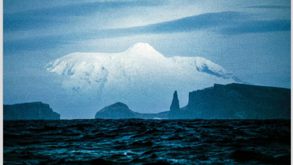 Big Ben, the glacier-surrounded volcano on Heard Island. Pictures supplied