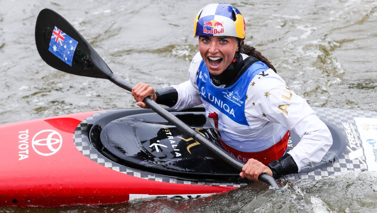 Double Gold For Jessica Fox At Canoe Slalom World Cup Blue Mountains Gazette Katoomba Nsw