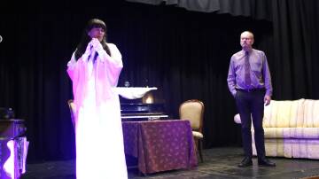 Blithe Spirit is on at the Mechanics Institute in Lawson. Picture supplied