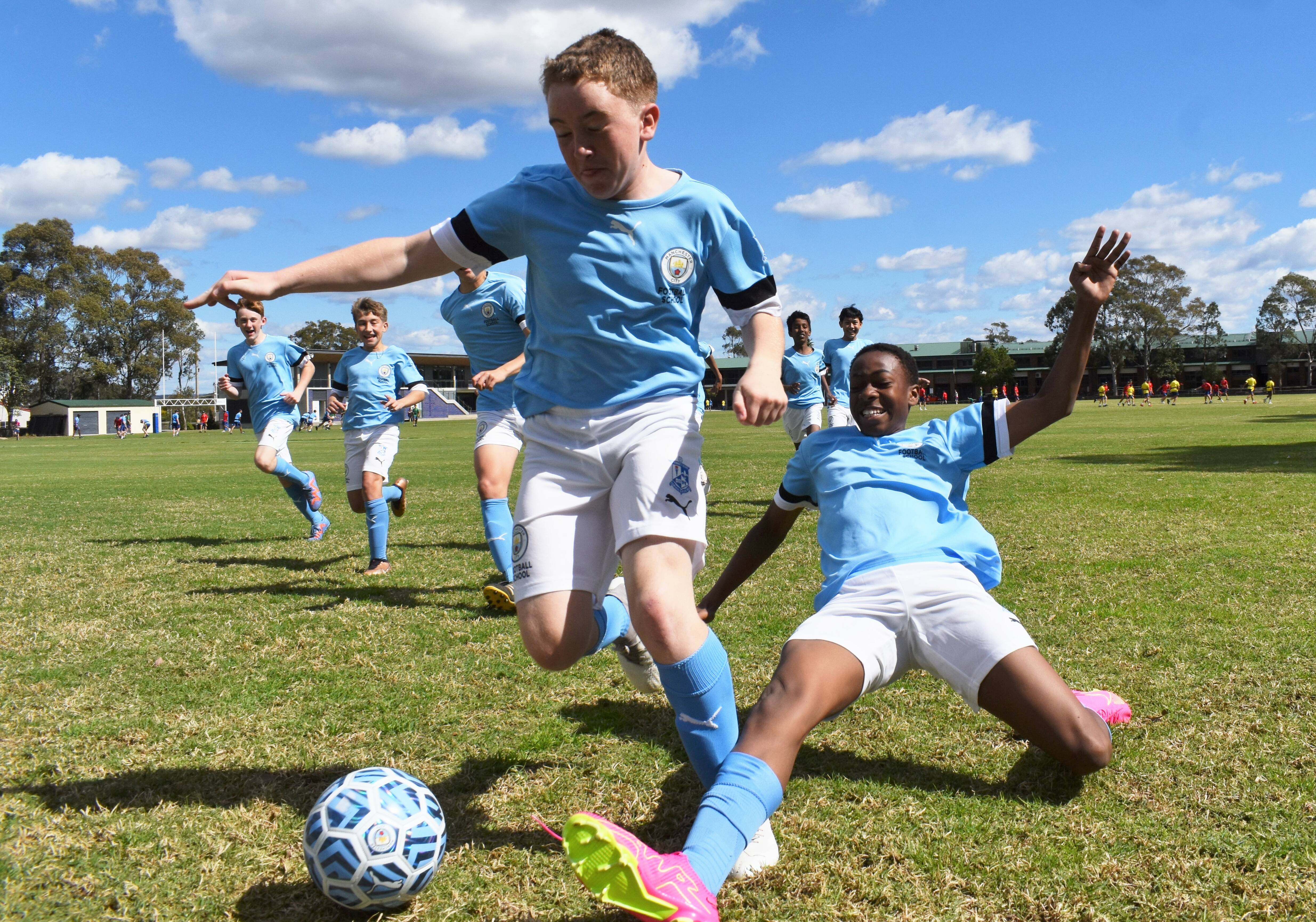Manchester City Football School launches at St Dominic's College