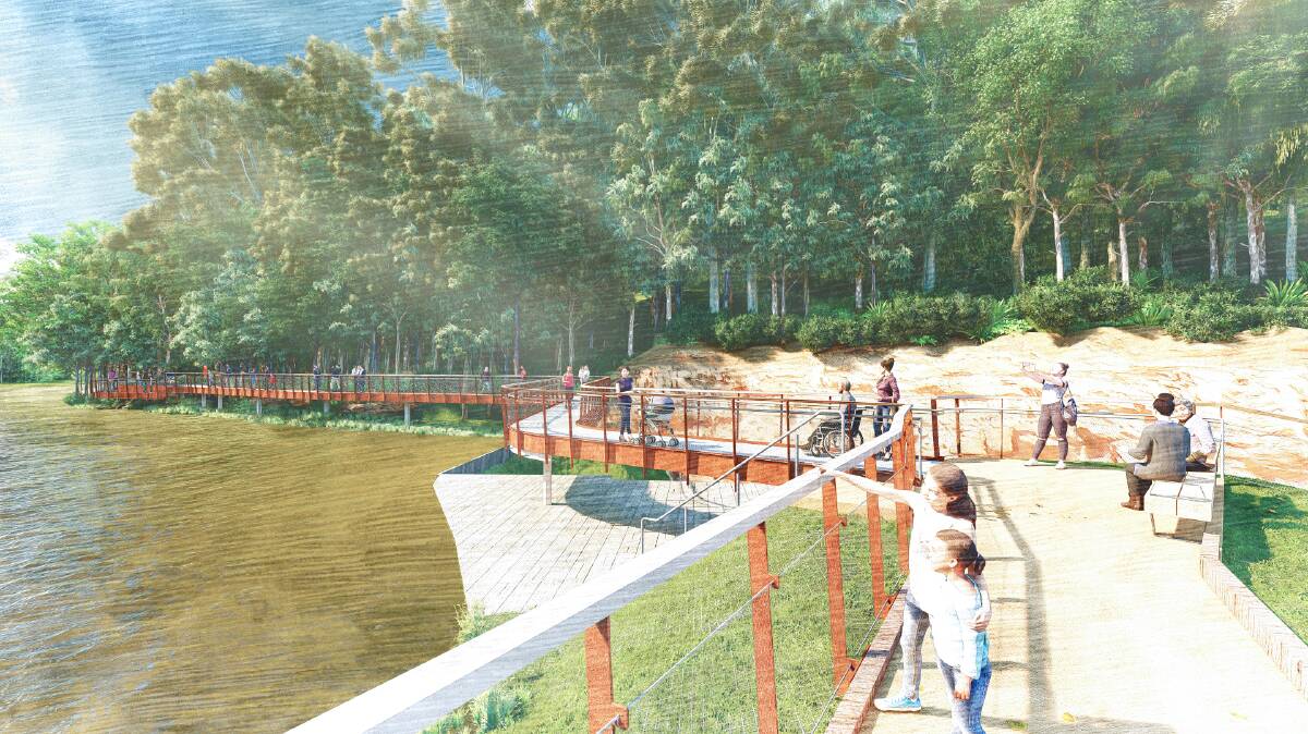 The multi-million dollar new look bridge design which will be built from grant funding. Picture supplied