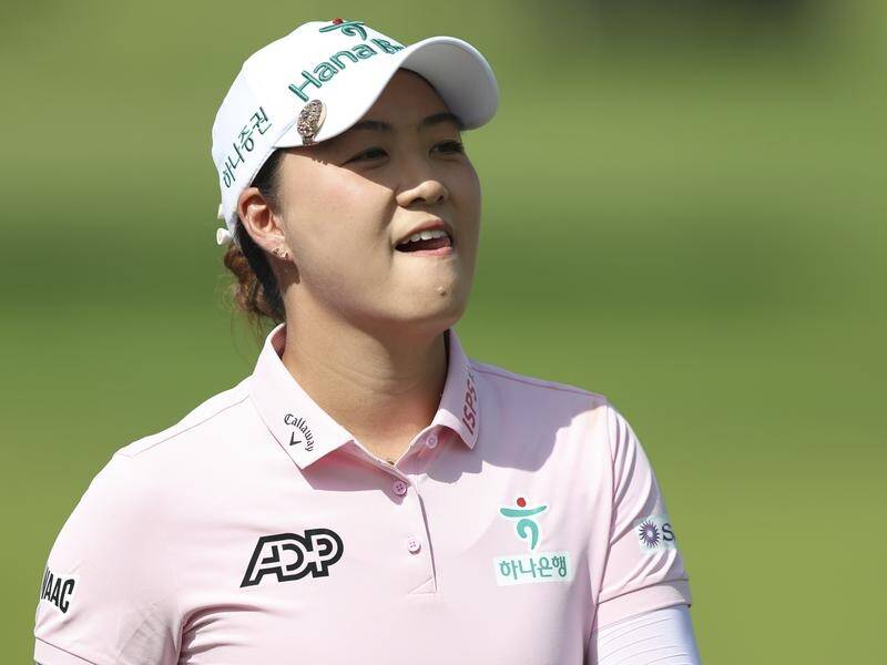 Minjee Lee has made a flying start to the LPGA event in China. (AP PHOTO)