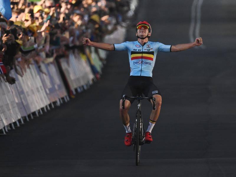 World Championship: Remco Evenepoel powers to gold after Van der Poel's  arrest, Cycling Road World Championships